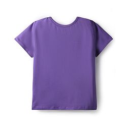 Pine Kids Marvel Single Jersey Knit Half Sleeves T-Shirt & Shorts Set With Avengers Graphics - Purple & Blue
