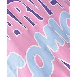 Pine Kids Marvel Single Jersey Knit Half Sleeves T-Shirt & Shorts Set With Avengers Graphics - Purple & Blue