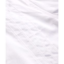 Pine Kids Cotton Woven Full Sleeves Solid Party Shirt with Attached Bow - White