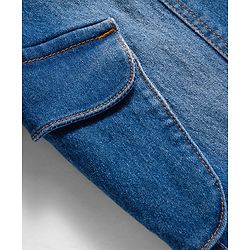 Pine Kids Denim Woven Full Length Washed Jeans - Black