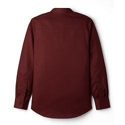 Pine Kids Cotton Woven Full Sleeves Solid Party Shirt - Maroon