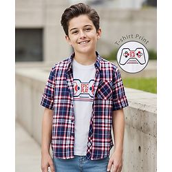 Pine Kids Male Checks Shirts 8-9Y MULTI