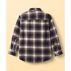 Pine Kids Cotton Knit Full Sleeves Checkered Shirt with Shirts - Multicolor