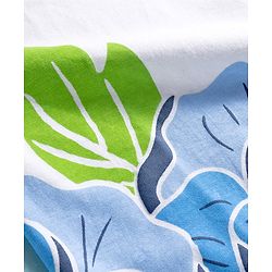 Pine Kids Cotton Knit Drop Shoulder Half Sleeves T-Shirt With Floral Print - White