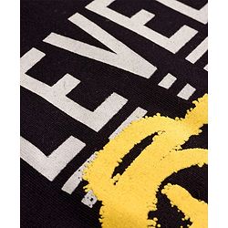 Pine Kids Knit Full Sleeves Sweatshirt With Gaming Print - Black