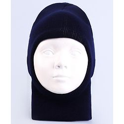 Pine Kids Solid Color Monkey Cap Navy Blue  - Diameter 18.5 cm