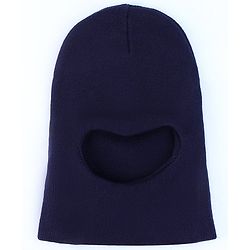 Pine Kids Solid Color Monkey Cap Navy Blue  - Diameter 18.5 cm