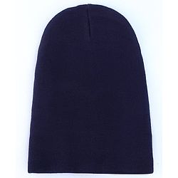 Pine Kids Solid Color Monkey Cap Navy Blue  - Diameter 18.5 cm