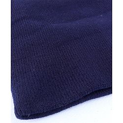 Pine Kids Solid Color Monkey Cap Navy Blue  - Diameter 18.5 cm