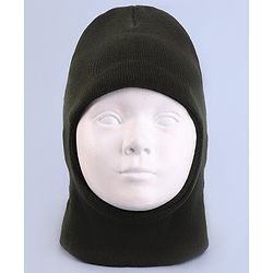 Pine Kids Solid Color Monkey Cap Olive Green Blue  - Diameter 20 cm