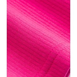 Pine Kids Knit Full Sleeves Solid Color Pullover Thermal Inner Wear Set - Dark Pink