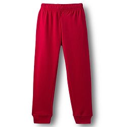 Pine Kids Cotton Knit Full Sleeves Solid Pullover Thermal Set - Red