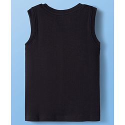 Pine Kids Knit Sleeveless Solid Colour Vests Pack Of 2 - White & Black