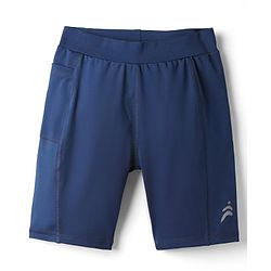 Pine Active Super Stretch Solid Cycling Shorts - Navy Blue