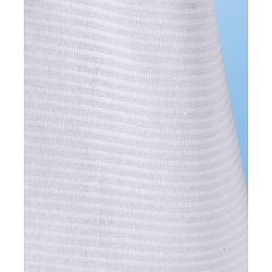 Pine Kids Cotton Woven Full Sleeves Solid Colour Kurta Style Shirt - White