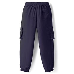 Pine Active Woven Full Length Ultra Light Crush Solid Cargo Pant - Navy Blue