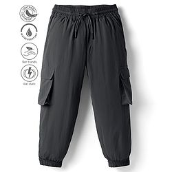 Pine Active Woven Full Length Ultra Light Crush Solid Cargo Pant - Navy Blue