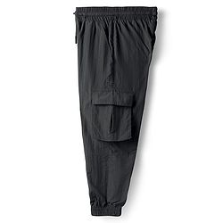 Pine Active Woven Full Length Ultra Light Crush Solid Cargo Pant - Navy Blue