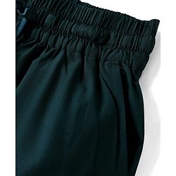 Pine Active Woven Solid Color Athletic Shorts with Full Length Tights - Teal Blue