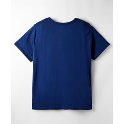 Pine Kids Disney Single Jersey Knit Half Sleeves T-Shirt with Cinderella Graphics - Blue