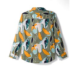 Pine Kids Cotton Woven Full Sleeves Printed Shirt - Multicolour