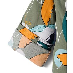 Pine Kids Cotton Woven Full Sleeves Printed Shirt - Multicolour