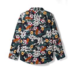 Pine Kids Cotton Woven Full Sleeves Shirt With Floral Print - Multicolour