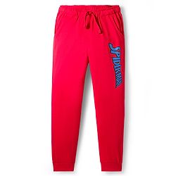 Pine Kids Marvel Single Jersey Knit Full Sleeves Night Suit With Spider Man Print - Red