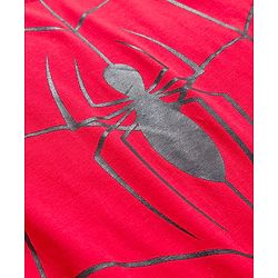 Pine Kids Marvel Single Jersey Knit Full Sleeves Night Suit With Spider Man Print - Red