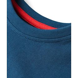 Pine Kids Marvel Single Jersey Knit Half Sleeves Shorts Night Suit with Spider Man Graphics - Navy Blue