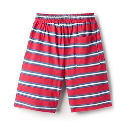 Pine Kids Marvel 100% Cotton Half Sleeves Shorts Night Suit With Spider Man Graphics - Red