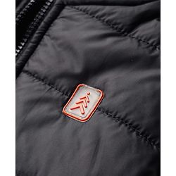 Pine Kids Woven Full Length Solid Padded Jacket - Navy Blue