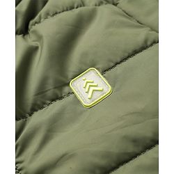 Pine Kids Woven Full Length Solid Padded Jacket - Navy Blue