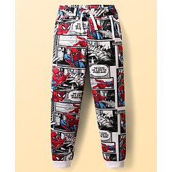 Pine Kids Marvel Single Jersey Knit Half Sleeves Co-ords Night Suit with Spider Man Graphics - Multicolor