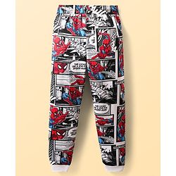 Pine Kids Marvel Single Jersey Knit Half Sleeves Co-ords Night Suit with Spider Man Graphics - Multicolor