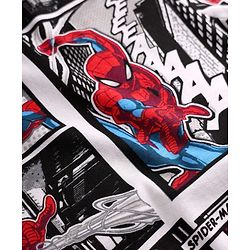 Pine Kids Marvel Single Jersey Knit Half Sleeves Co-ords Night Suit with Spider Man Graphics - Multicolor
