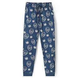 Pine Kids Marvel Single Jersey Knit Half Sleeves Night Suit with Spider Man Graphics - Blue