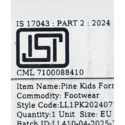 Pine Kids Slip On Loafers With Applique - Black