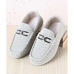 Pine Kids Slip On Formal Loafer Shoes - Beige
