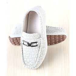 Pine Kids Slip On Formal Loafer Shoes - Beige