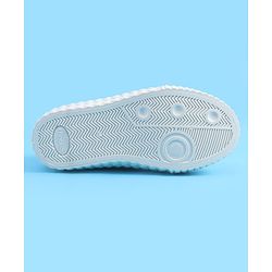 Pine Kids Velcro Closure Casual Shoes with Star Print - Beige