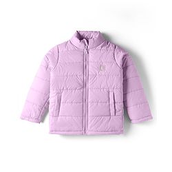 Pine Kids Woven Full Sleeves Solid Padded Jacket - Purple