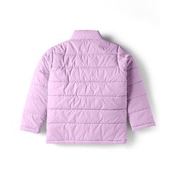 Pine Kids Woven Full Sleeves Solid Padded Jacket - Purple