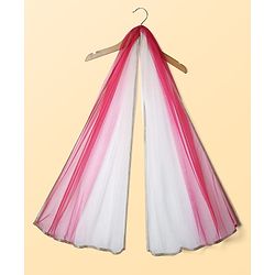 Pine Kids Woven Sleeveless Choli Lehenga Set with Dupatta Floral Glitter Print & Embroidery - Pink