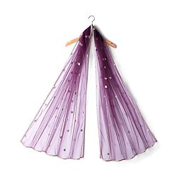 Pine Kids Woven Half Sleeves Choli Lehenga Set with Dupatta & Sequin Detailing - Wine