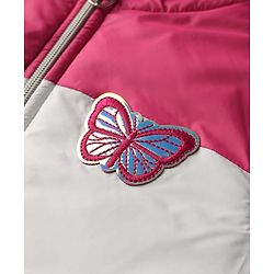 Pine Kids Woven Full Sleeves Padded Hooded Jacket with Color Block - Multicolor