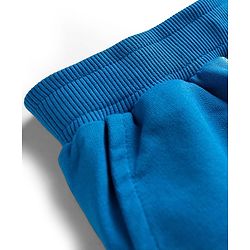 Pine Kids Knit Full Length Lounge Pant With Text Print - Blue