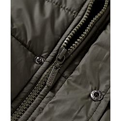 Pine Kids Woven Full Sleeves Hooded Solid Padded Jacket - Olive Green