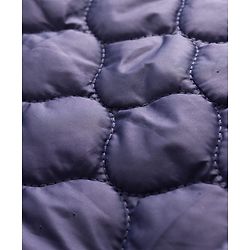 Pine Kids Woven Full Sleeves Solid Color Hooded Quilted Jacket - Navy Blue