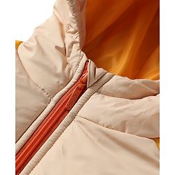 Pine Kids Woven Full Sleeves Padded Hooded Jacket With Cut & Sew Design - Yellow